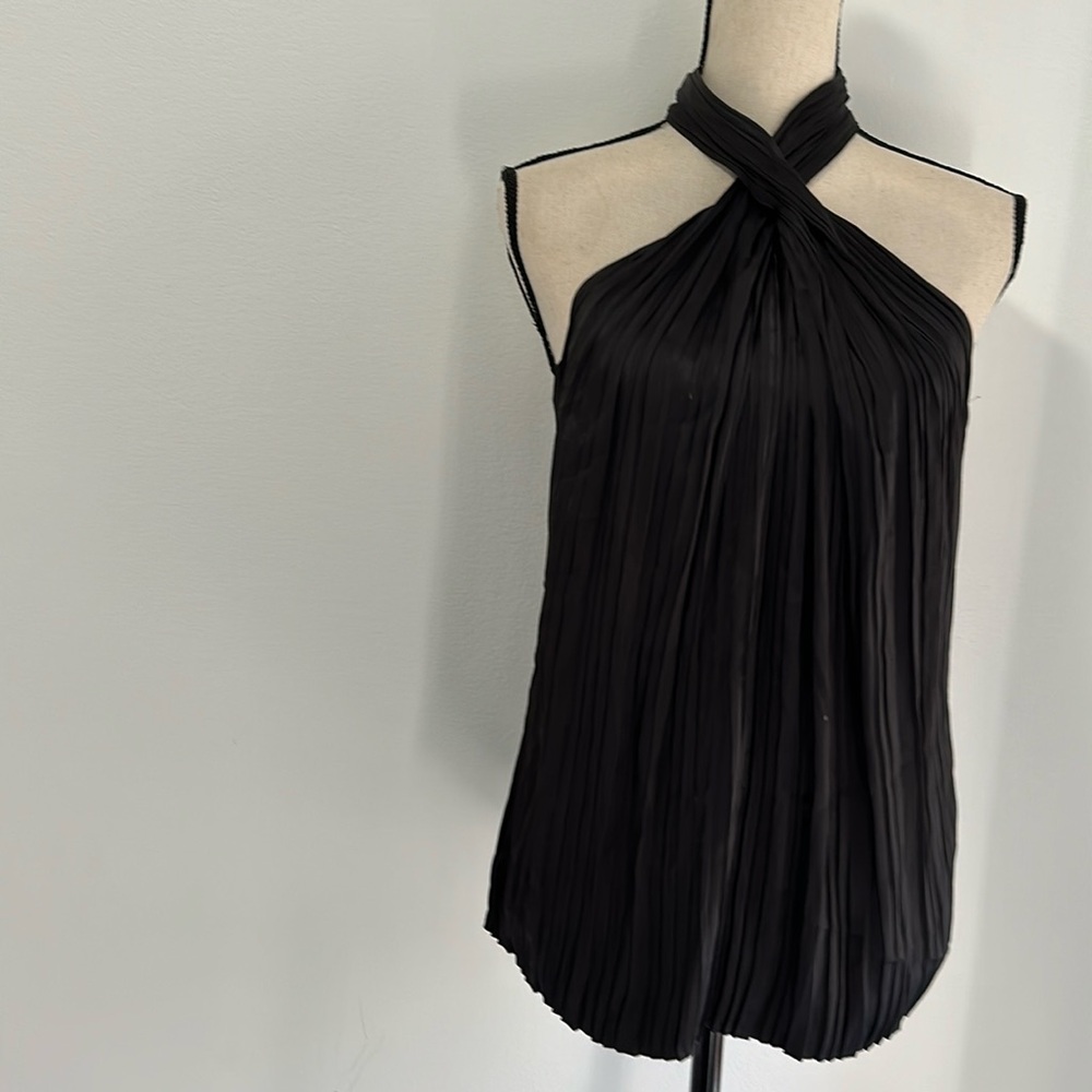 Rachel Ray Black Halter Top